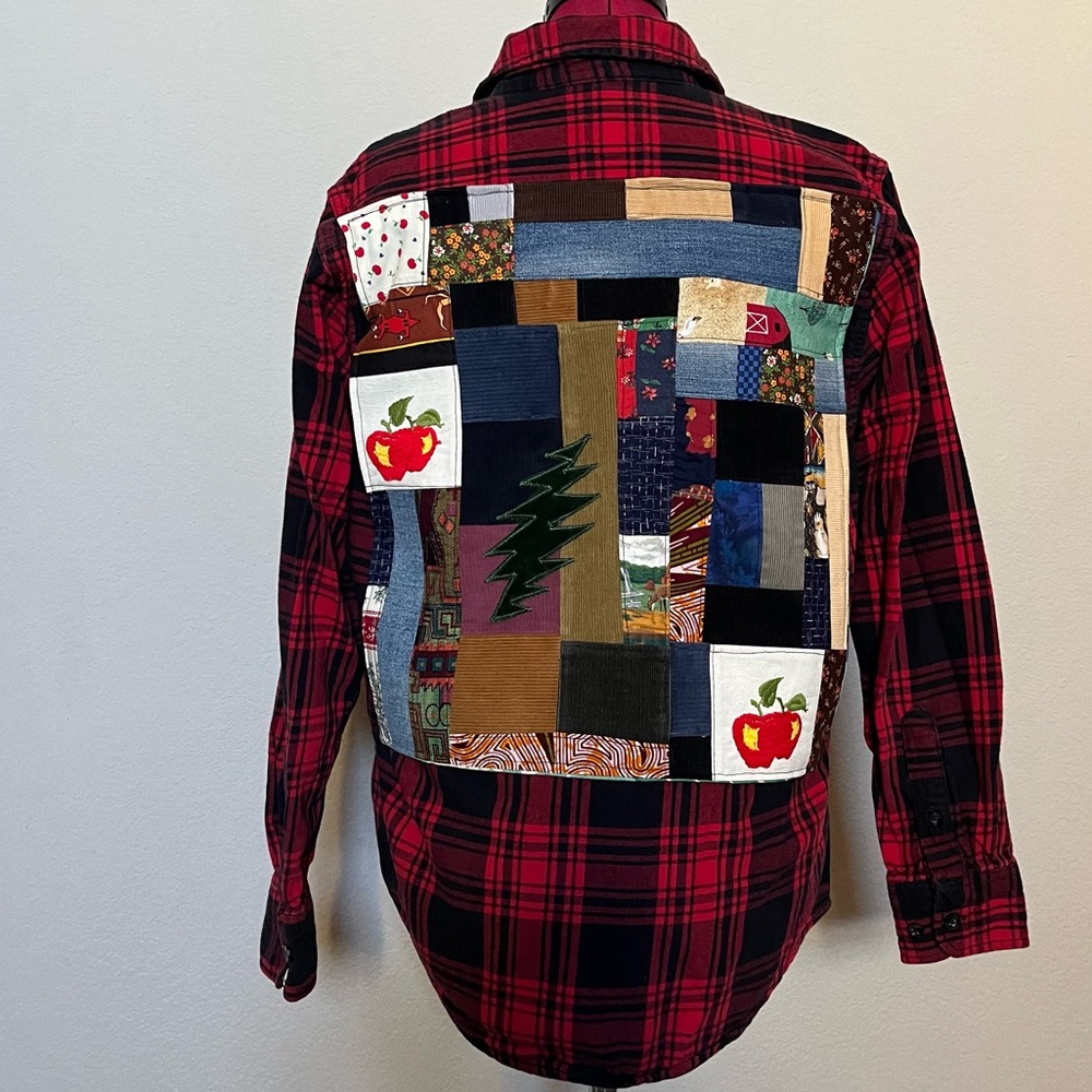 Farm Picker Patchwork Grateful Autumn Harvest Tou… - image 4